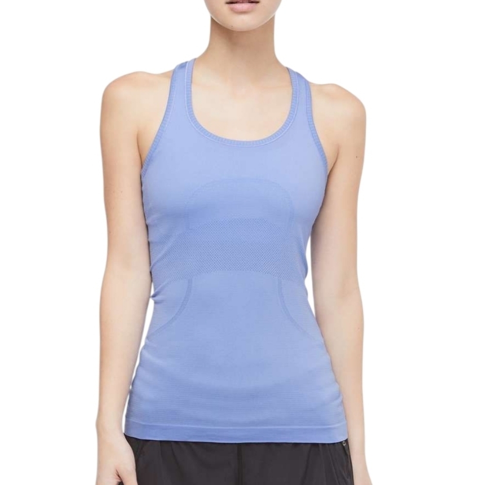 Lululemon Swiftly Tech Racerback Tank Women 6 Blue Running Activewear